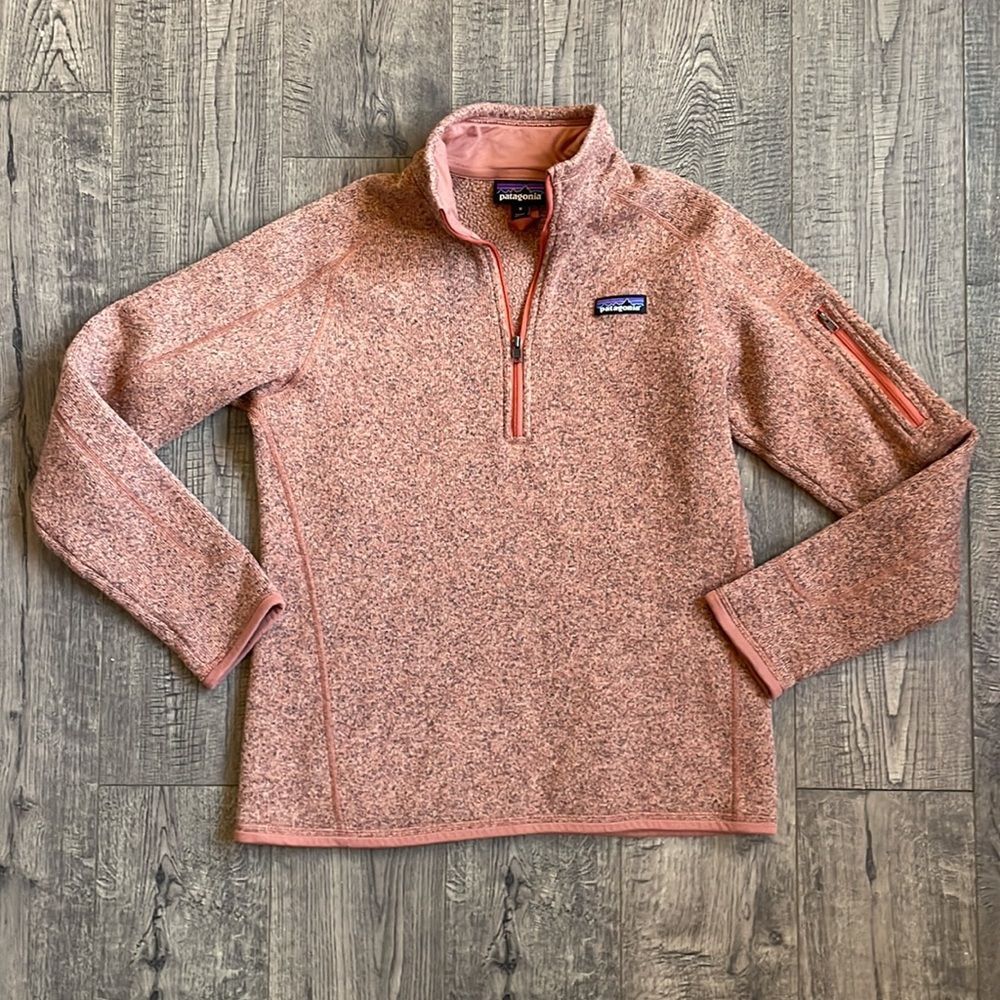 Patagonia Better Sweater 1/4 Zip Flora Pink